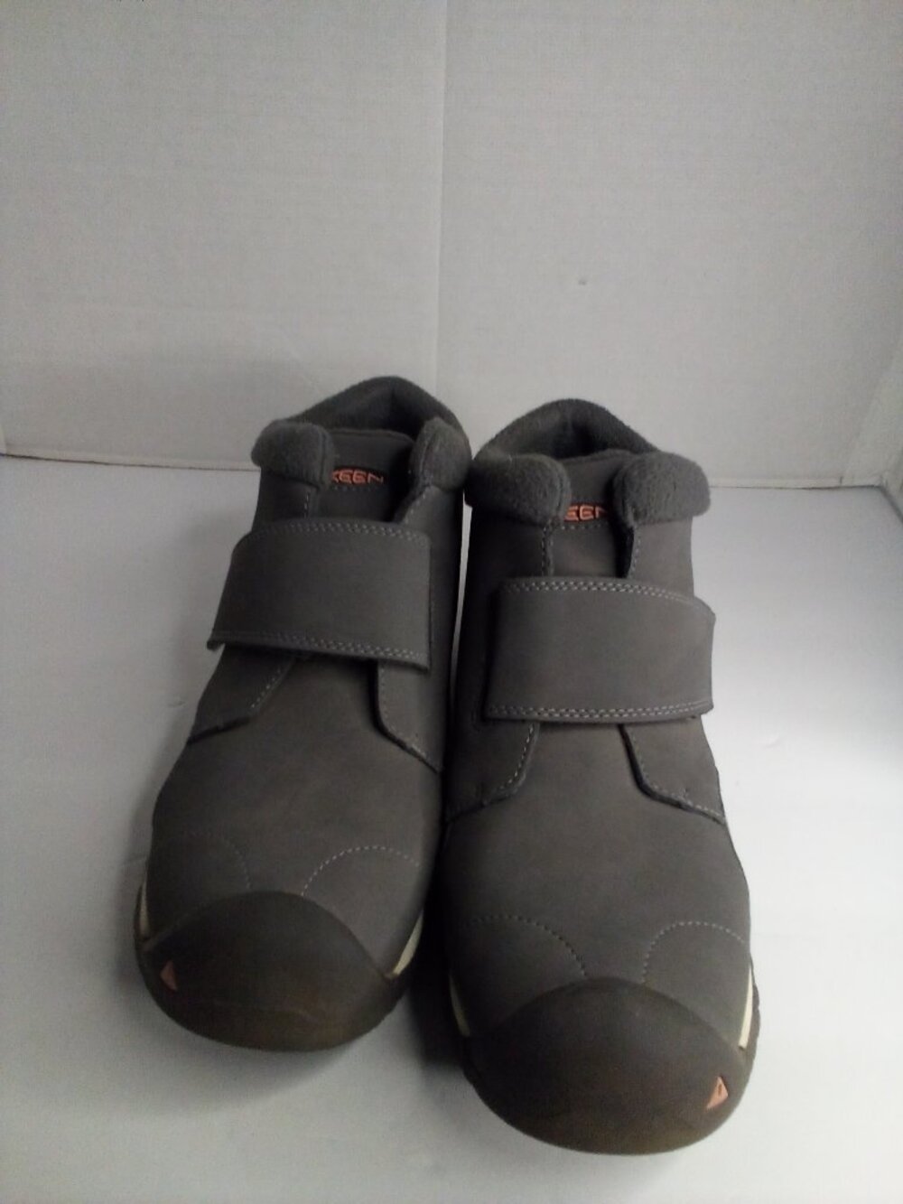 Keen Boots Women 6 Dry Waterproof Hiking Active Insulated Hook Loop Closure Gray